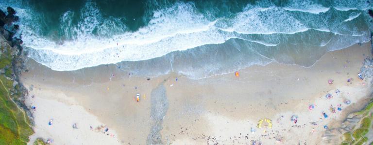 Cornwall beach.