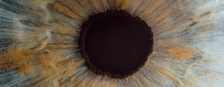 close shot of an eye