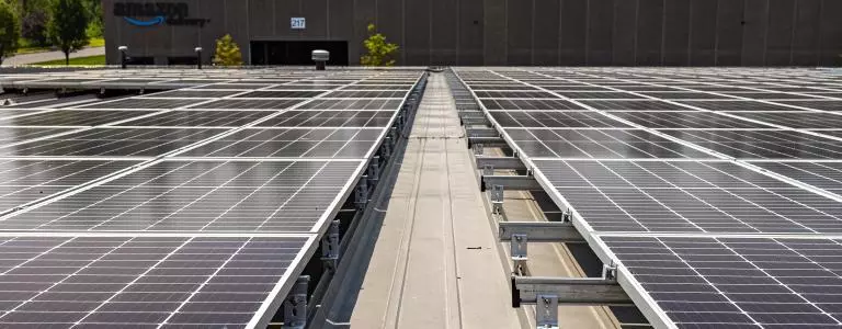 Solar arrays at Kaster Moving and Storage