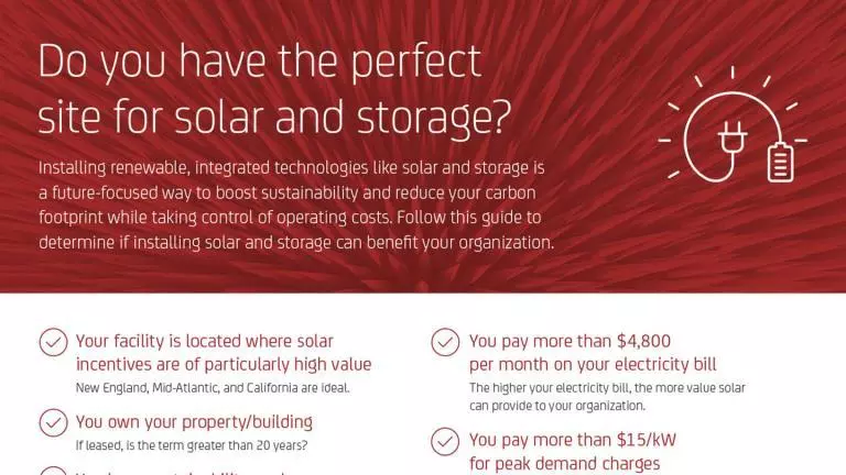 Do you have the perfect site for solar and storage?