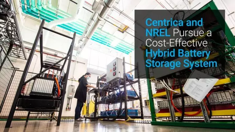 Centrica and NREL hybrid battery storage